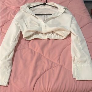Elegant White Women's Top